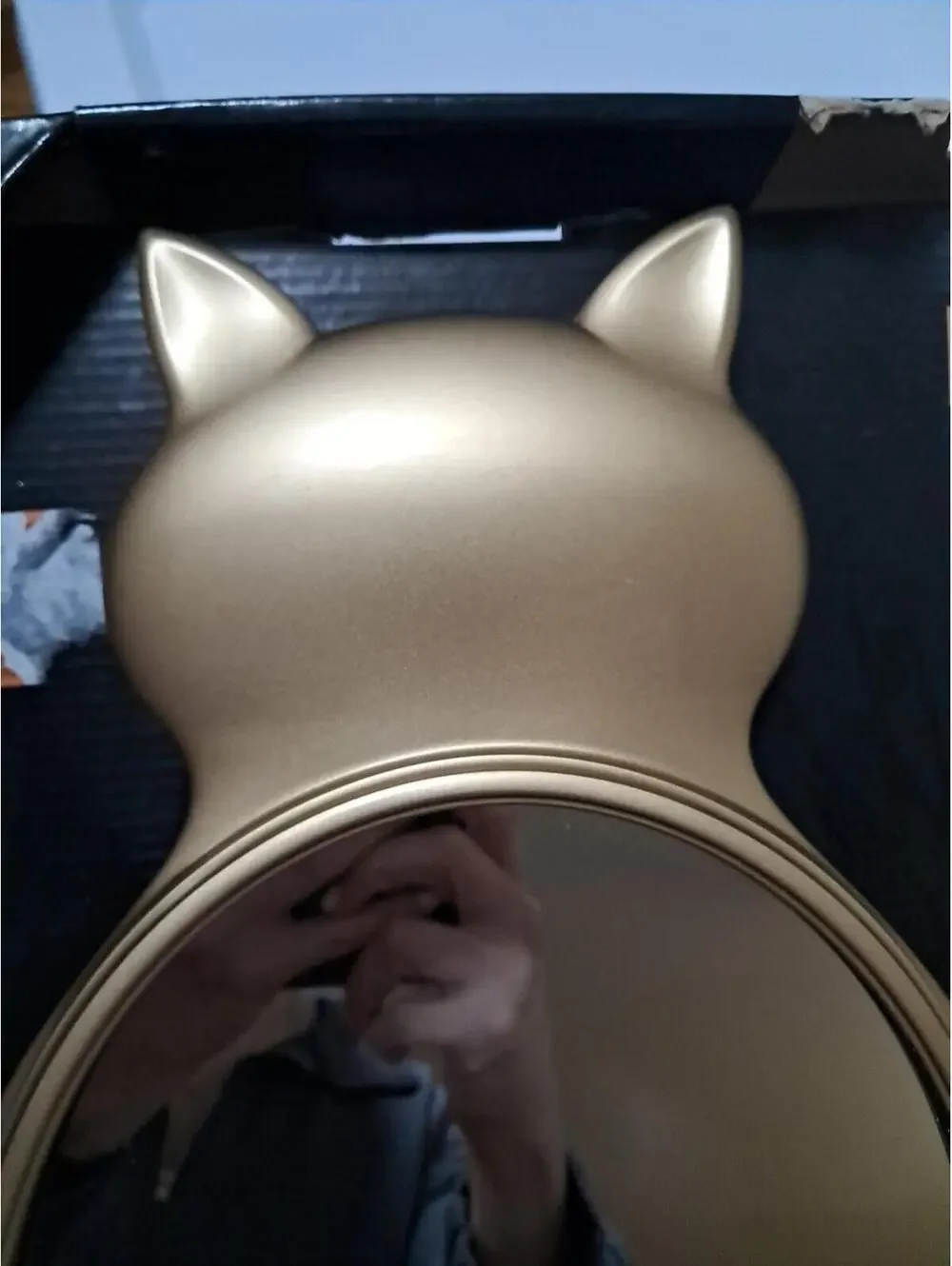 New In Box CAT mirror Stand Tabletop Or Wall